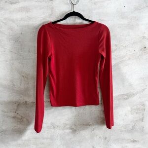 GAP Rib Knit Modern Boatneck T-shirt